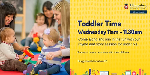 Toddler Time at Lymington Library