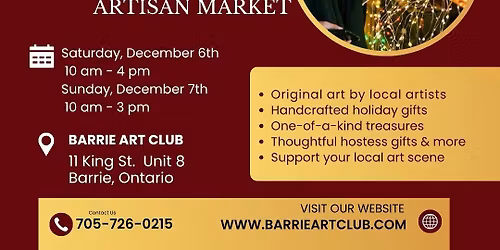 BAC Holiday Artisan Market