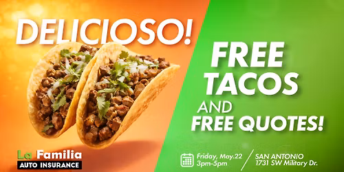 \ud83c\udf2e\ud83c\udf89 San Antonio \u2014 Free Tacos Friday! \ud83c\udf89\ud83c\udf2e