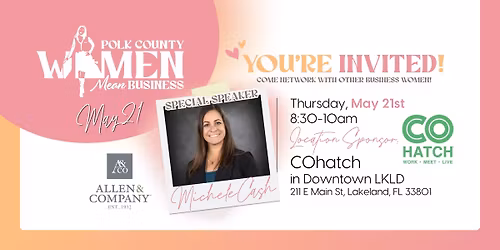 \ud83c\udf38 Biweekly Networking for Professional Women \u2013 Ft. PCWMB Member, Michele Cash, Allen & Company