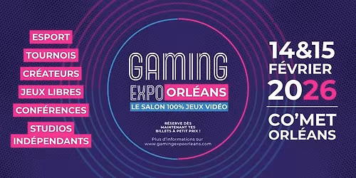 Gaming Expo Orl\u00e9ans 2026