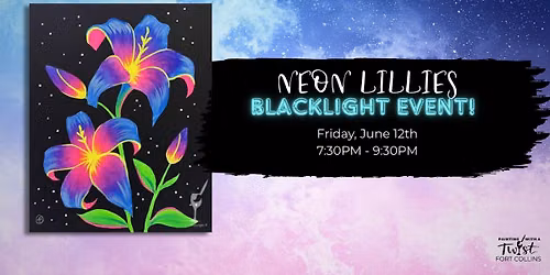 Blacklight Event | Neon Lilies