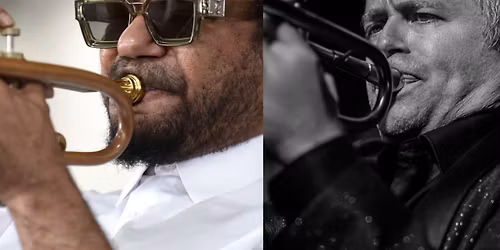 Ashlin Parker (USA) and Adam Hall with the Velvet Playboys Night 1