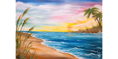 Serene Beach Shores - Paint and Sip in Houston | Classpop!\u2122