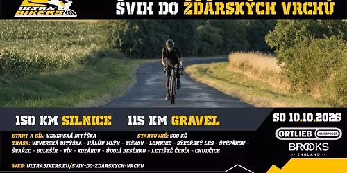 \u0160VIH DO \u017d\u010e\u00c1RSK\u00ddCH VRCH\u016e - 150\/120km V\u00fdzva UltraBikers pro silnice\/gravely