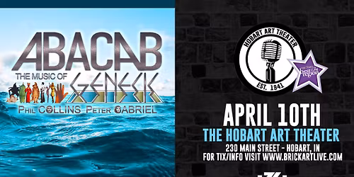 Tribute to Phil Collins, Peter Gabriel, and Genesis: ABACAB at Hobart Art Theatre