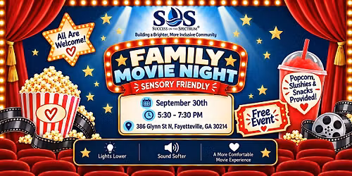 FREE Autism Sensory Movie Night