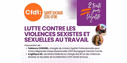 Lutte contre les violences sexistes et sexuelles au travail