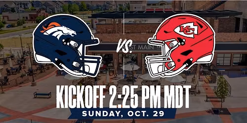 \ud83c\udfc8 Broncos vs Chiefs Watch Party at West Main Taproom + Grill! \ud83c\udfc8