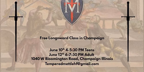 FREE Beginners Longsword Class