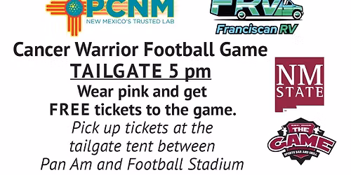 Cancer Warrior\u2019s Week NMSU Tailgate