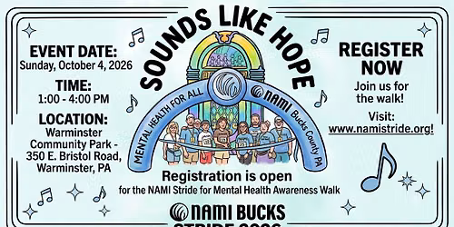 NAMI Bucks Stride 3K Walk for Mental Health Awareness