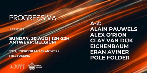 PROGRESSIVA Antwerp - Daytime Club Event