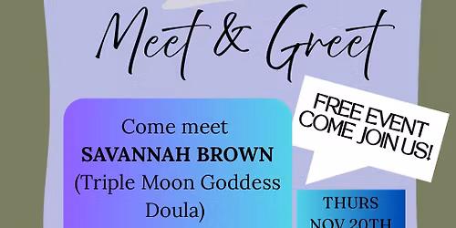 MATERNITY TEAM MEET & GREET