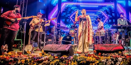 Lopamudra Mitra, Anup Jalota, Bickram Ghosh, Sivamani, Priti Patel in Kolkata