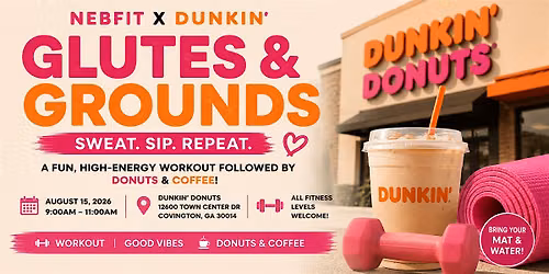 NEBFIT x Dunkin: Glutes & Grounds