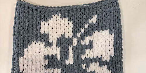 Hand Knit Double Sided Shoulder Bag