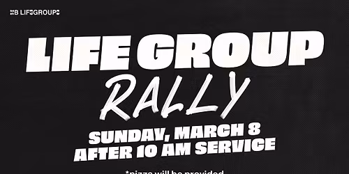 Life Group Rally