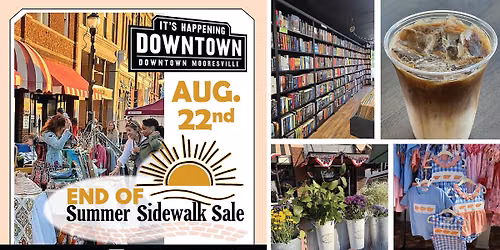 Downtown Mooresville End of Summer Sidewalk Sale