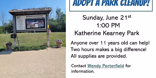 Adopt a Park Cleanup