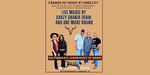 Battle of the Sexes - Country Edition with Crazy Shania Train AND One More Round