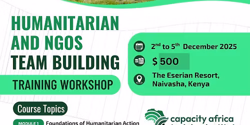 Humanitarian and NGO's Team Building