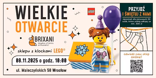 Otwarcie sklepu z klockami LEGO\u00ae