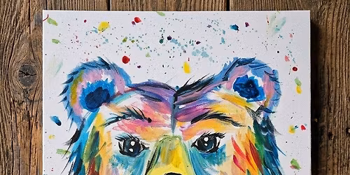 BISLEY-  Let's Paint N' Sip Colouful Bear
