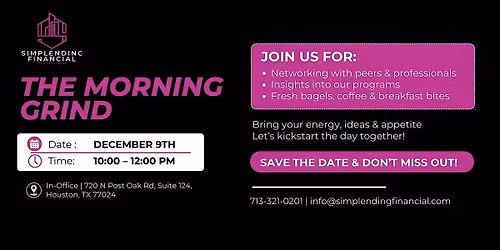 The Morning Grind, Hosted by Simplending Financial