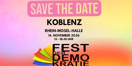 Fest der Demokratie Koblenz