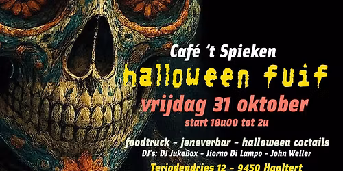 Halloween Fuif in Caf\u00e9 't Spieken