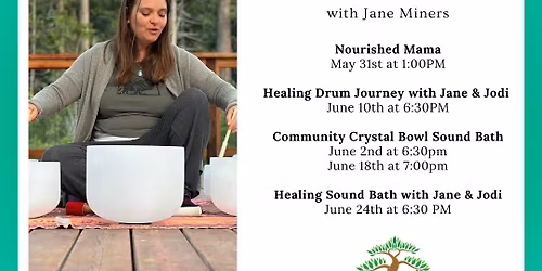 Community Crystal Bowl Sound Bath with Jane Miners