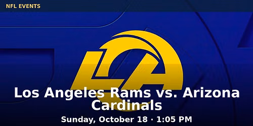 Los Angeles Rams at Arizona Cardinals at State Farm Stadium