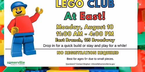 LEGO Club, at East!