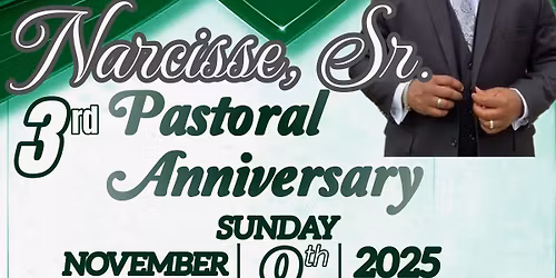 Pastor Jeremiah 3rd pastoral anniversary 