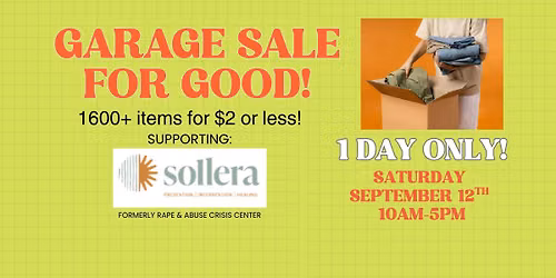 Garage Sale For Good
