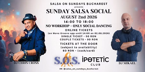 Salsa On Sundays @ Rio Club Bucure\u0219ti