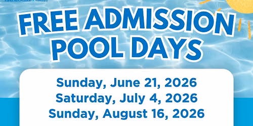 Free Admission Pool Days