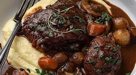 Dinner in Paris!  Coq Au Vin and Apple Galette