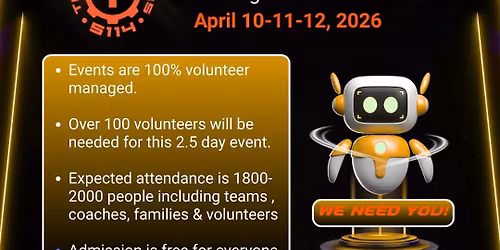 First Robotics Competition Week 6 Event