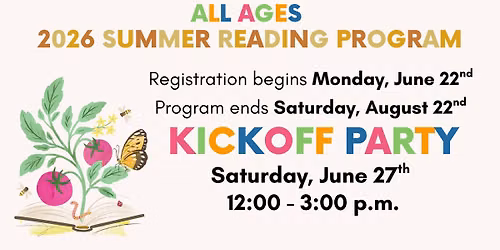 Summer Reading Kickoff Party!