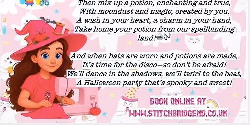 THE STITCH WITCHES HALLOWEEN PARTY