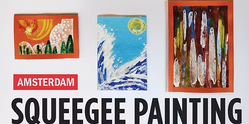 Free In-Store Squeegee Painting With Amsterdam Acrylics Class