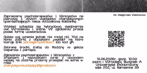 Wyk\u0142ad charytatywny Piotra Dworczyka we Wroc\u0142awiu 