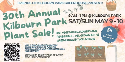 30th Annual Kilbourn Park Greenhouse Plant Sale Day 2