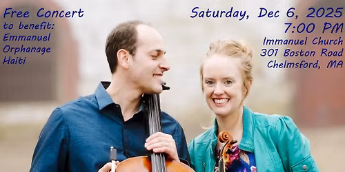 Hanneke Cassel & Mike Block Duo FREE Benefit Concert for Emmanuel Orphanage, Haiti