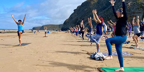 SILENT DISCO YOGA at Watergate Bay! Saturday 18th July 2026 at 12.30pm