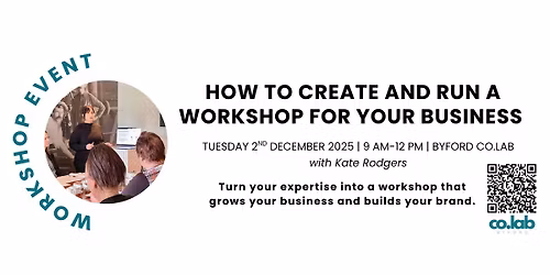 How to Create and Run a Workshop for your Business