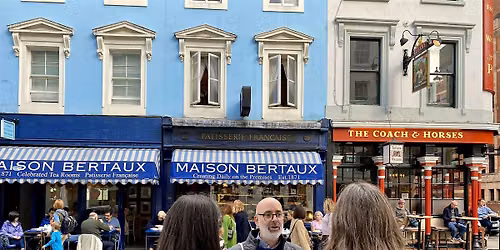 In the steps of the French in Soho - London