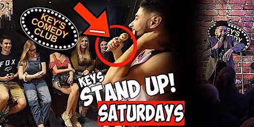 SATURDAY (6 TICKETS LEFT)  AT KEYS TORONTO STAND UP COMEDY CLUB SHOW